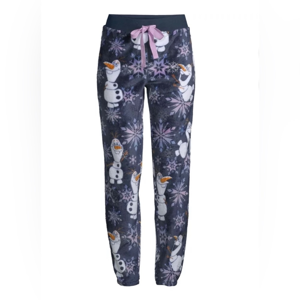 Disney Olaf Women's and Women's Plus Jogger Pajama Pant